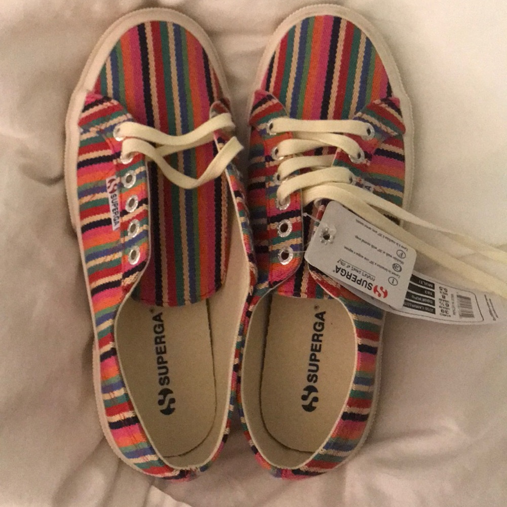 unworn Superga Printed Sneaker